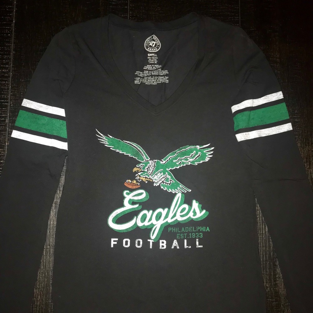 Philadelphia Eagles 47 brand long sleeve T shirt